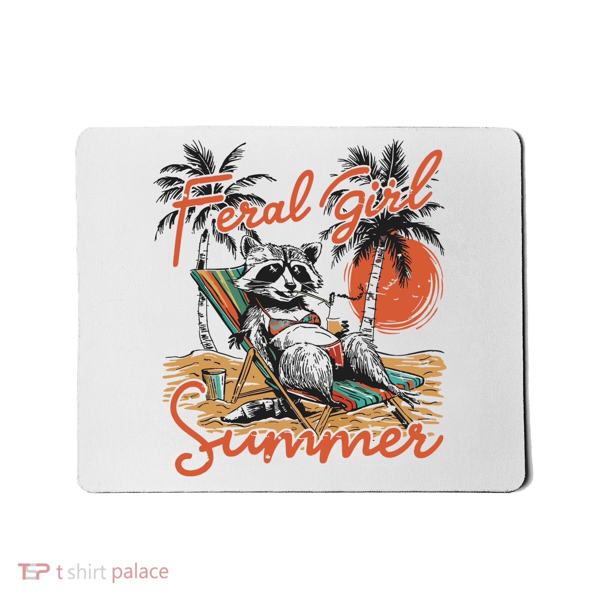 Feral Girl Summer Mousepad
