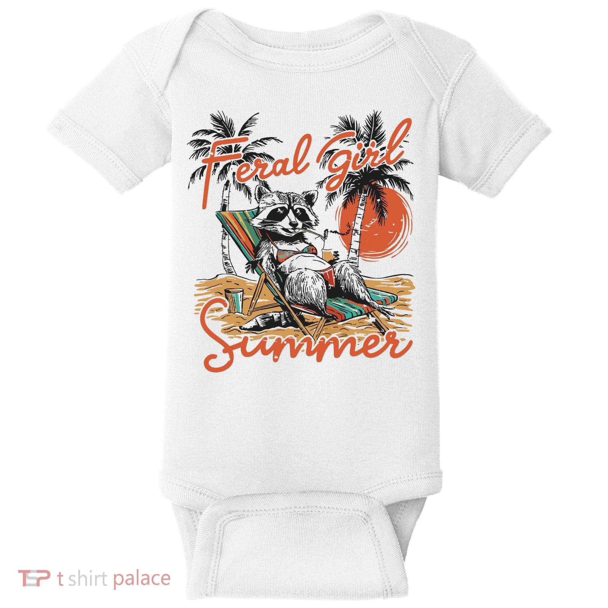 Feral Girl Summer Baby Bodysuit