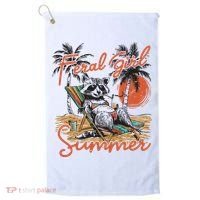 Feral Girl Summer Golf Towel thumb 0