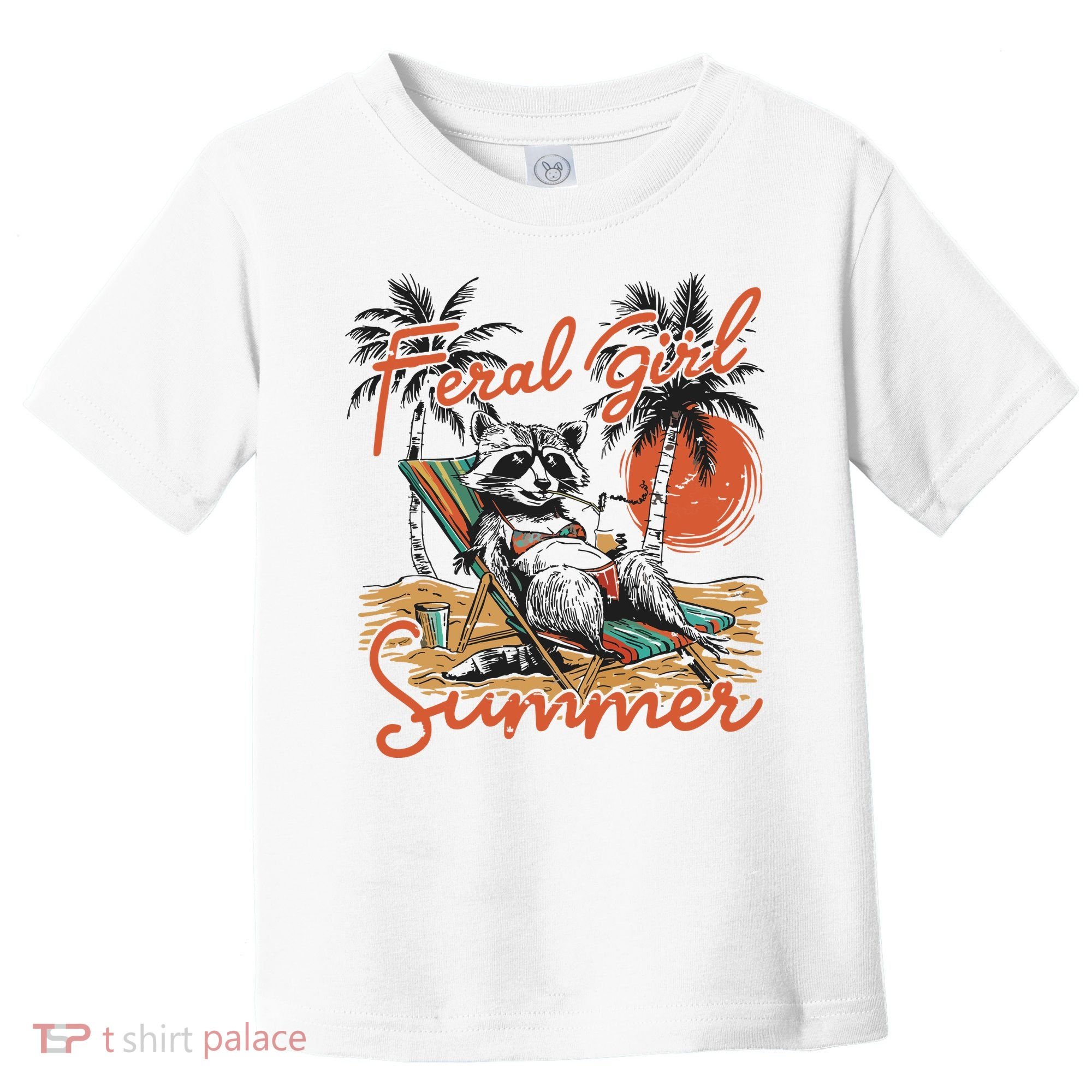 Feral Girl Summer Toddler T-Shirt