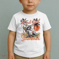 Feral Girl Summer Toddler T-Shirt thumb 2