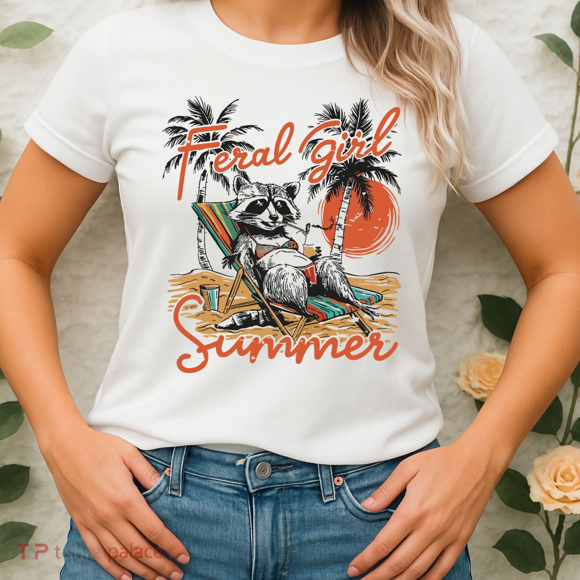 Feral Girl Summer Women's T-Shirt