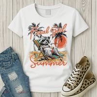 Feral Girl Summer Women's T-Shirt thumb 3