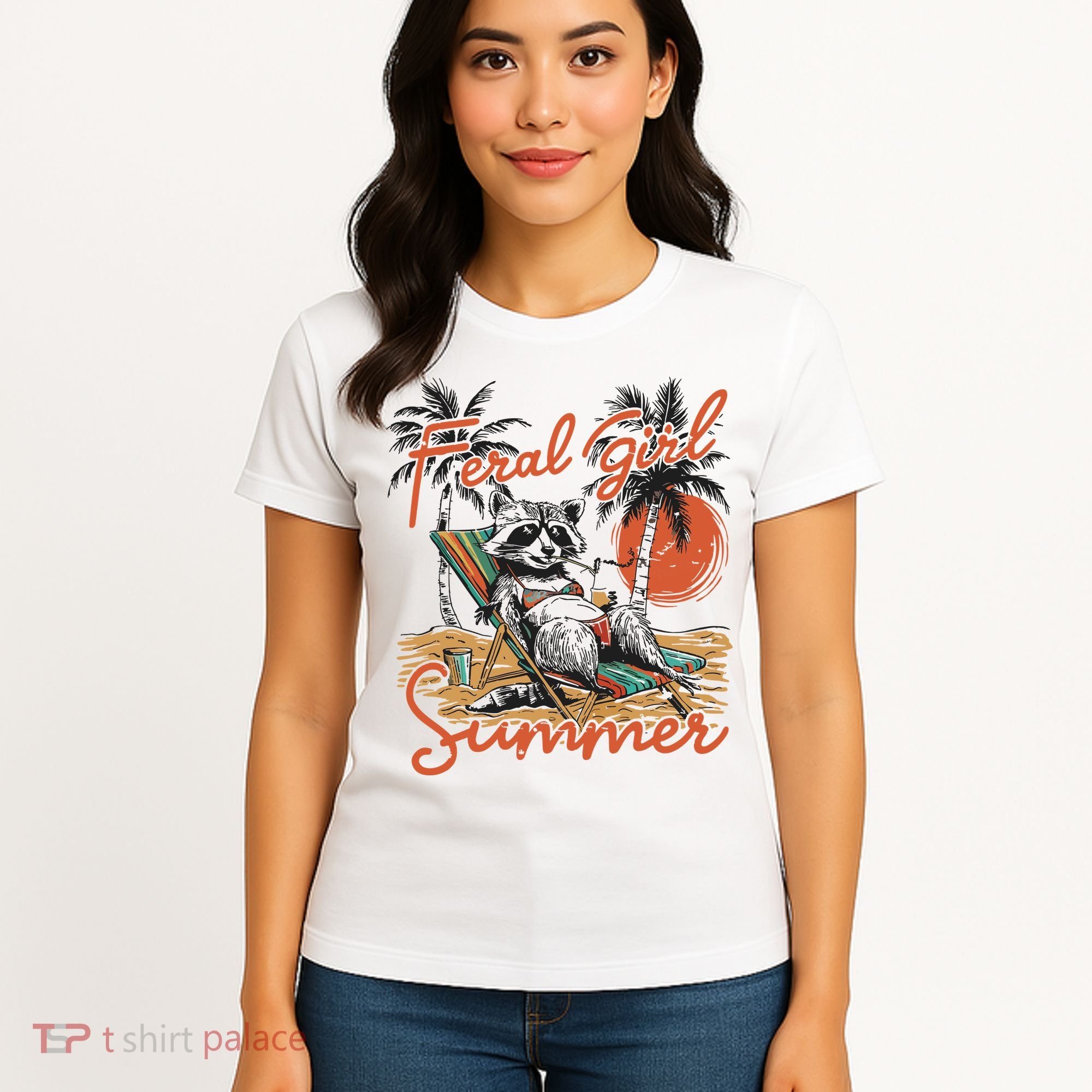 Feral Girl Summer Women's T-Shirt