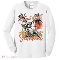 Feral Girl Summer Kids Long Sleeve Shirt thumb 0