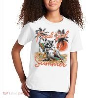 Feral Girl Summer Kids T-Shirt thumb 2