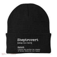 Funny German Shepherd Dog Playful Pet Lover Beanie thumb 0