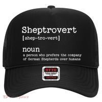 Funny German Shepherd Dog Playful Pet Lover Hat thumb 0