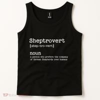 Funny German Shepherd Dog Playful Pet Lover Tank Top thumb 2