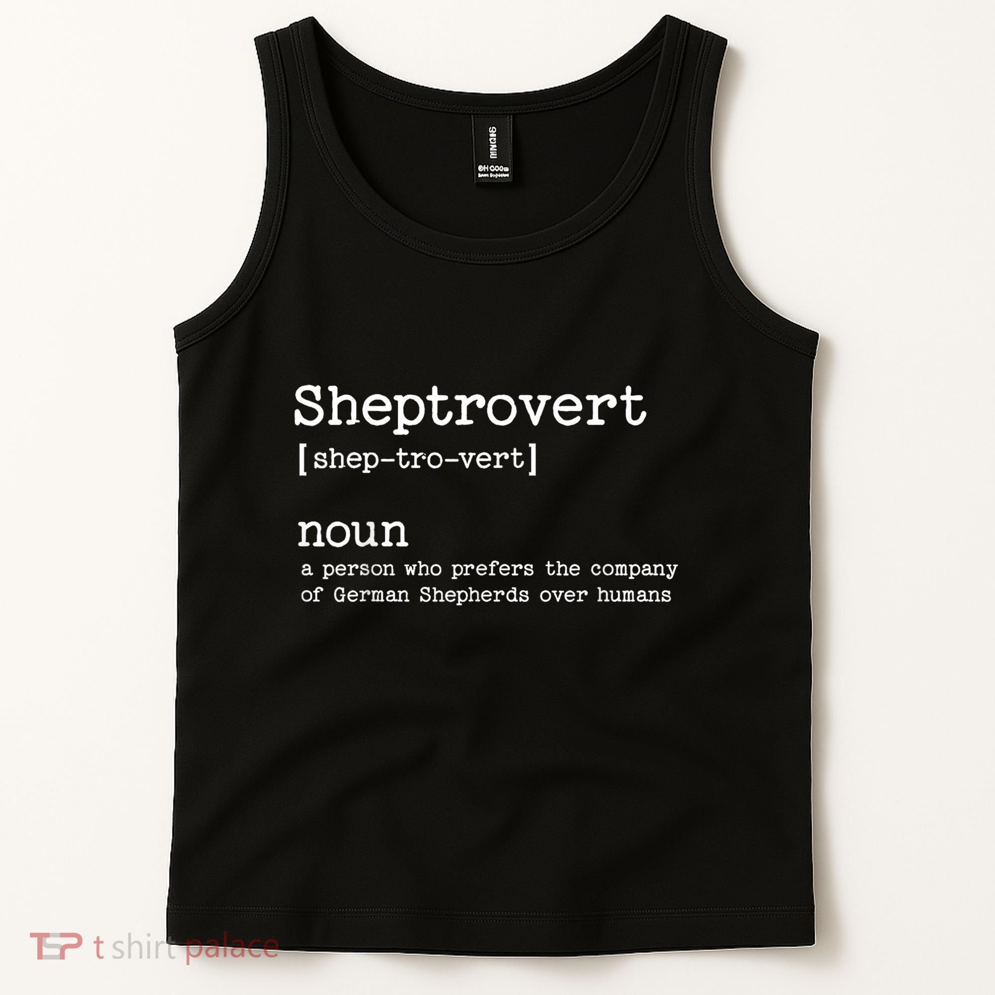 Funny German Shepherd Dog Playful Pet Lover Tank Top