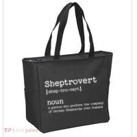 Funny German Shepherd Dog Playful Pet Lover Tote Bag thumb 2