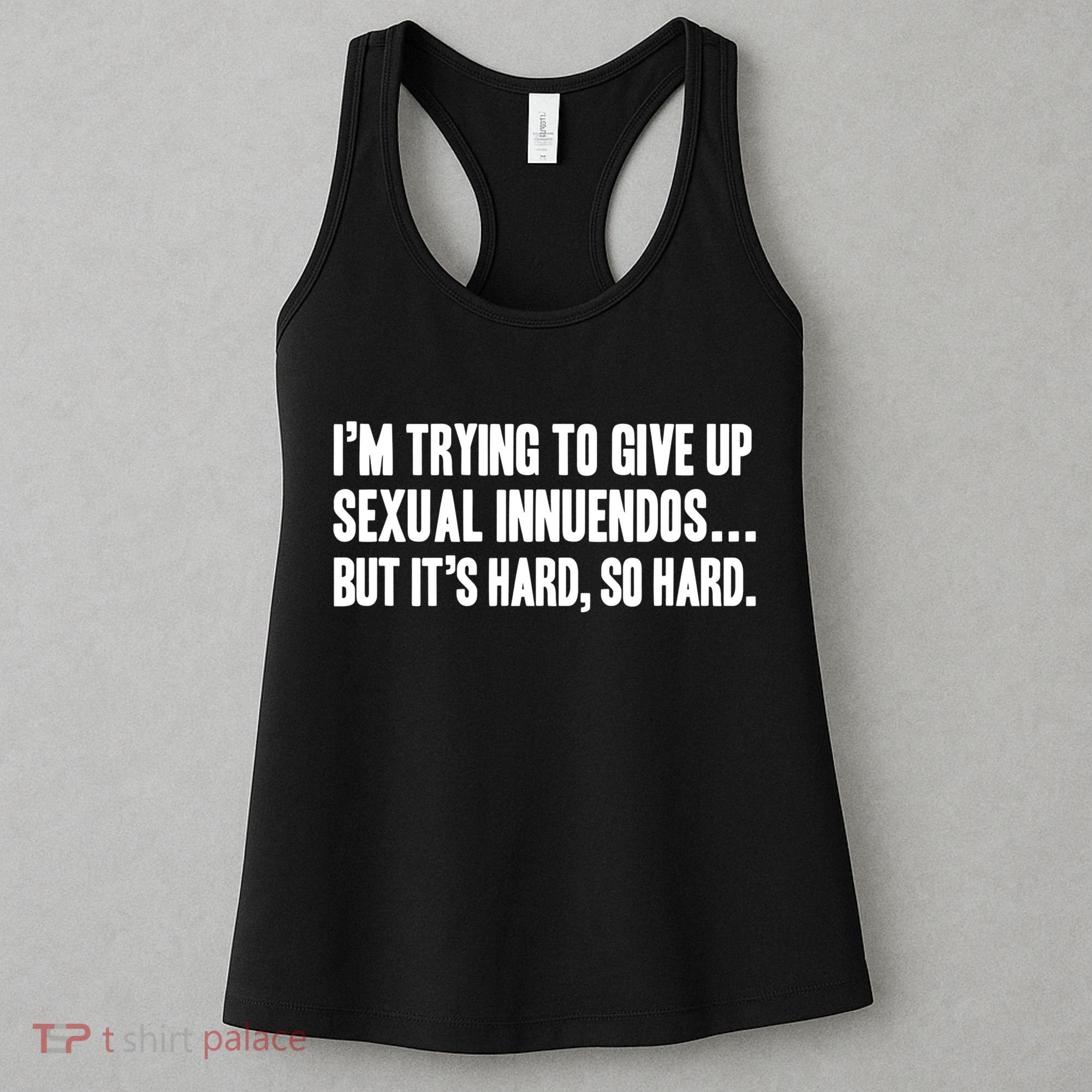 Funny Gift Sexual Innuendo Adult Humor Offensive Gag Gift Women's Tank Top