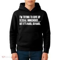 Funny Gift Sexual Innuendo Adult Humor Offensive Gag Gift Kids Hoodie thumb 4