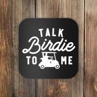Funny Golf Talk Birdie To Me Golfing Humor Coaster thumb 0