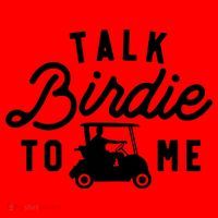 Funny Golf Talk Birdie To Me Golfing Humor Santa Hat thumb 1