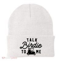 Funny Golf Talk Birdie To Me Golfing Humor Beanie thumb 0