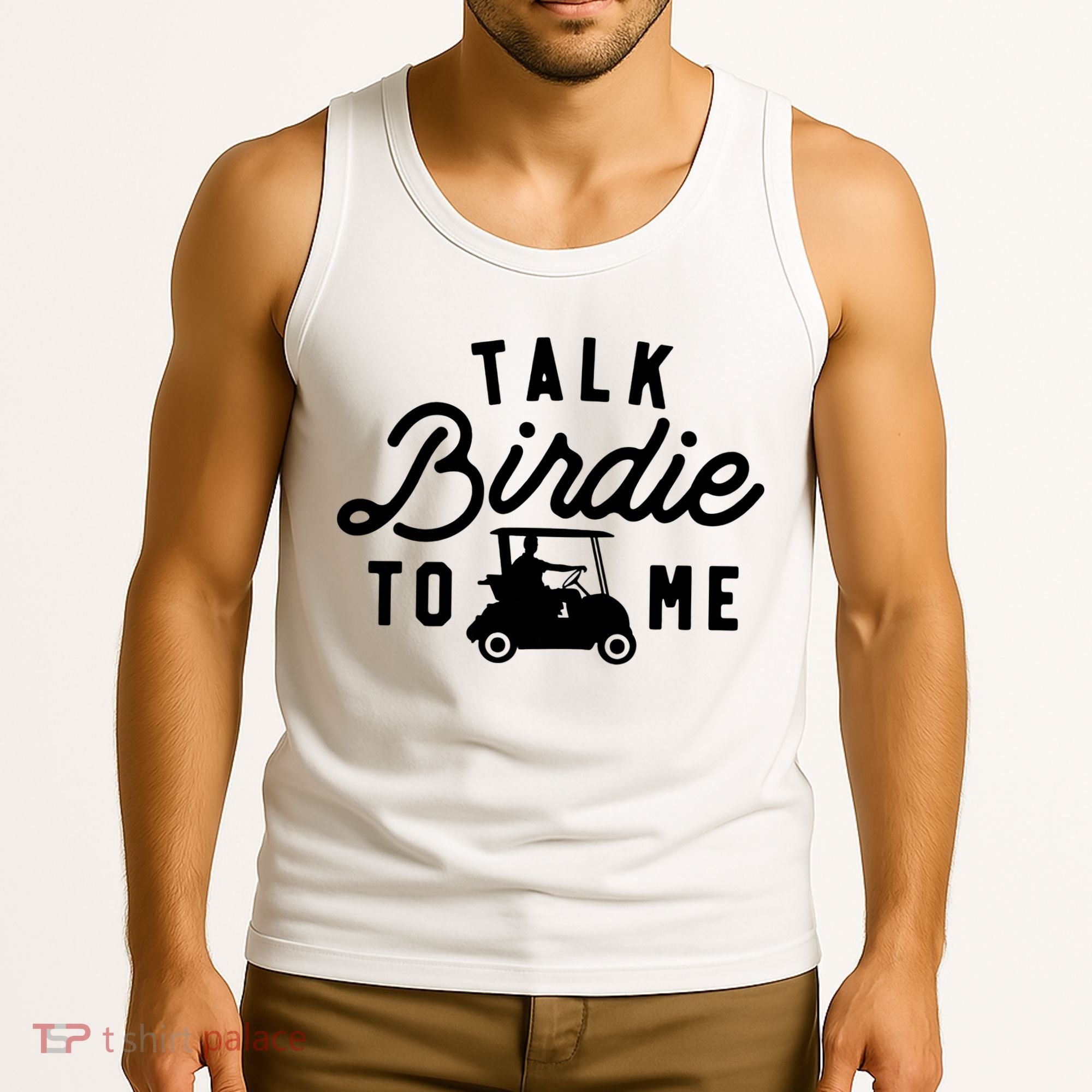 Funny Golf Talk Birdie To Me Golfing Humor Tank Top