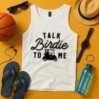 Funny Golf Talk Birdie To Me Golfing Humor Tank Top thumb 4