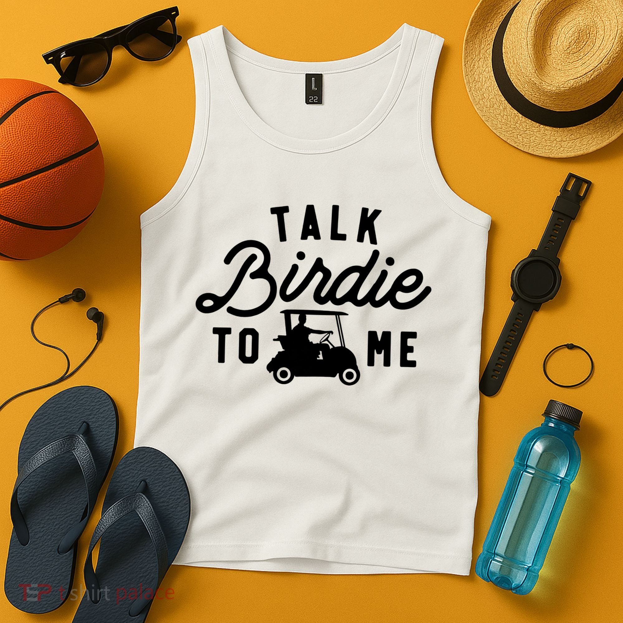 Funny Golf Talk Birdie To Me Golfing Humor Tank Top