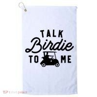 Funny Golf Talk Birdie To Me Golfing Humor Golf Towel thumb 0