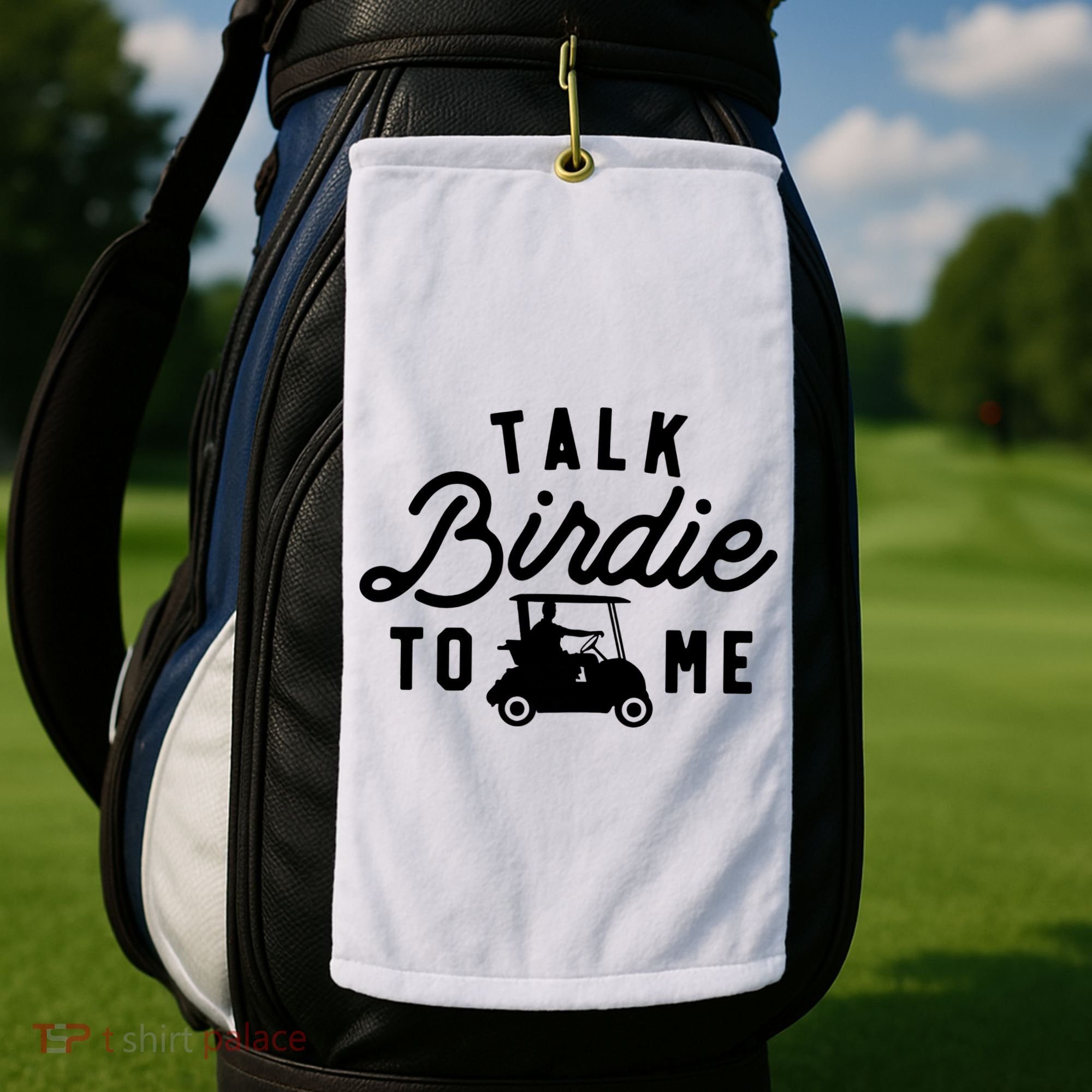 Funny Golf Talk Birdie To Me Golfing Humor Golf Towel