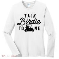 Funny Golf Talk Birdie To Me Golfing Humor Women's Long Sleeve Shirt thumb 0
