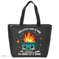 Fun Groovy This Little Light Of Mine Emotional Dumpster Fire Tote Bag thumb 0