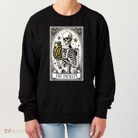Funny Gardener The Pickle Skeleton Cucumber Gift Women's Sweatshirt thumb 0