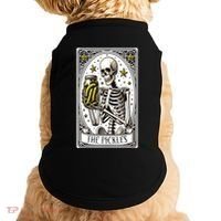 Funny Gardener The Pickle Skeleton Cucumber Gift Doggie Tank thumb 0