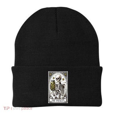 Funny Gardener The Pickle Skeleton Cucumber Gift Beanie