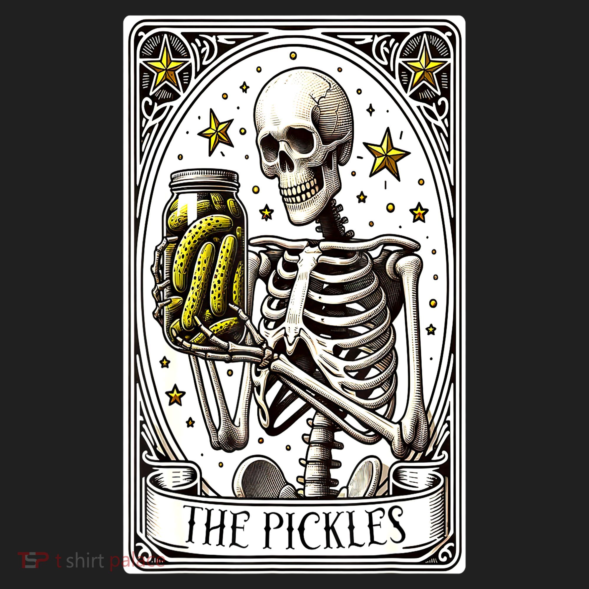 Funny Gardener The Pickle Skeleton Cucumber Gift Beanie