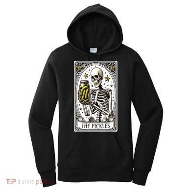 Funny Gardener The Pickle Skeleton Cucumber Gift Women's Hoodie