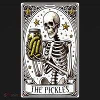 Funny Gardener The Pickle Skeleton Cucumber Gift Women's Hoodie thumb 2