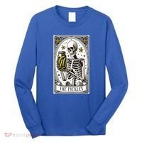Funny Gardener The Pickle Skeleton Cucumber Gift Long Sleeve Shirt thumb 0
