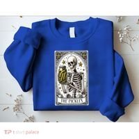Funny Gardener The Pickle Skeleton Cucumber Gift Sweatshirt thumb 2