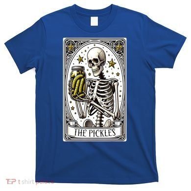 Funny Gardener The Pickle Skeleton Cucumber Gift T-Shirt