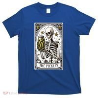 Funny Gardener The Pickle Skeleton Cucumber Gift T-Shirt thumb 0