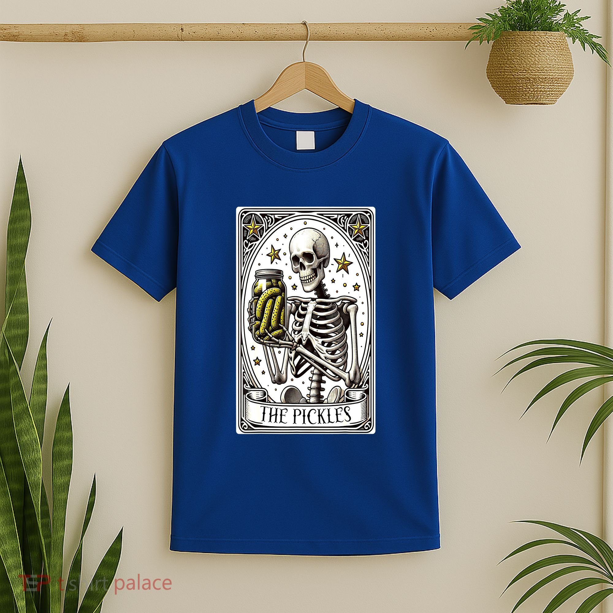 Funny Gardener The Pickle Skeleton Cucumber Gift T-Shirt