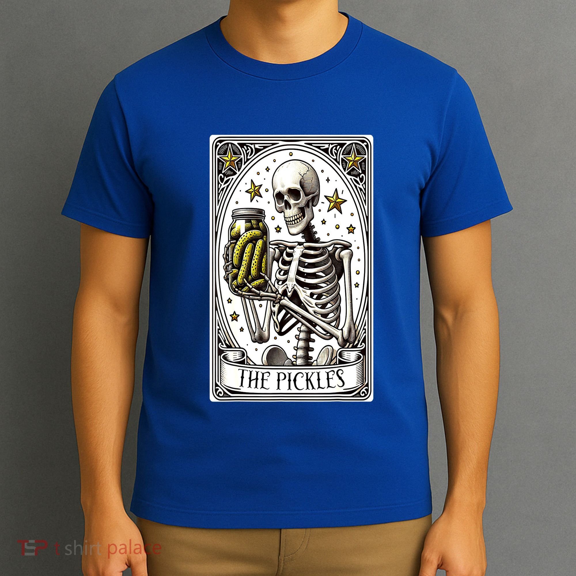 Funny Gardener The Pickle Skeleton Cucumber Gift T-Shirt