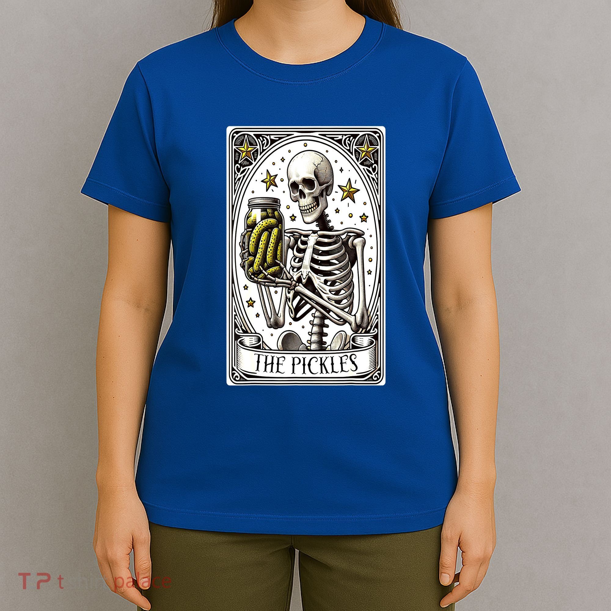 Funny Gardener The Pickle Skeleton Cucumber Gift T-Shirt