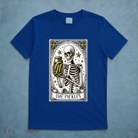 Funny Gardener The Pickle Skeleton Cucumber Gift T-Shirt thumb 5