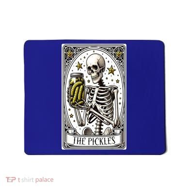 Funny Gardener The Pickle Skeleton Cucumber Gift Mousepad