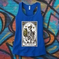 Funny Gardener The Pickle Skeleton Cucumber Gift Women's Tank Top thumb 3