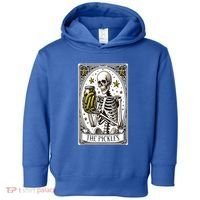Funny Gardener The Pickle Skeleton Cucumber Gift Toddler Hoodie thumb 0