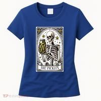 Funny Gardener The Pickle Skeleton Cucumber Gift Women's T-Shirt thumb 0