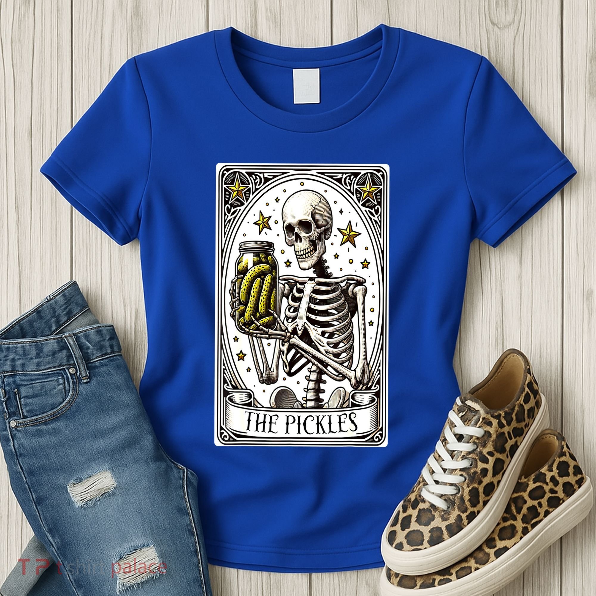 Funny Gardener The Pickle Skeleton Cucumber Gift Women's T-Shirt