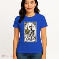Funny Gardener The Pickle Skeleton Cucumber Gift Women's T-Shirt thumb 4