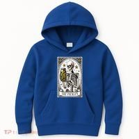 Funny Gardener The Pickle Skeleton Cucumber Gift Kids Hoodie thumb 0