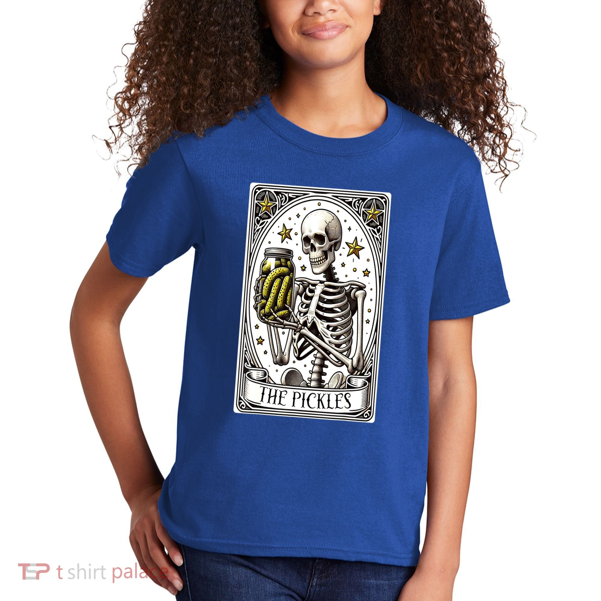 Funny Gardener The Pickle Skeleton Cucumber Gift Kids T-Shirt