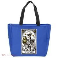 Funny Gardener The Pickle Skeleton Cucumber Gift Tote Bag thumb 0